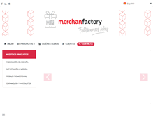 Tablet Screenshot of merchanfactory.com